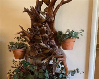 Driftwood, Copper And brass artisan sig ex fountain