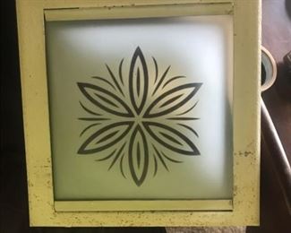 Mid century light fixture