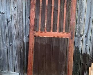 Vintage screen door