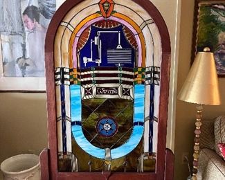 Stainglass Kathie’s  first music company called Wizard. 