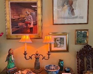 Top left Artist Ann McNeily