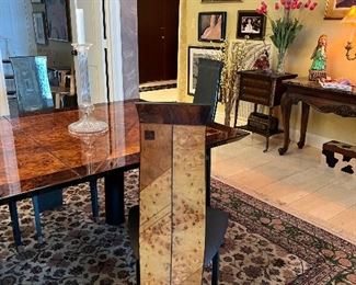 Back of Dinning room chairs 