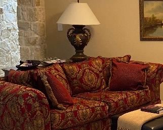 Red sofa from Gabbert. Barely used. Extremely comfortable.