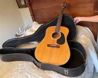 Vantage Acoustic Guitar VS-15 with case.