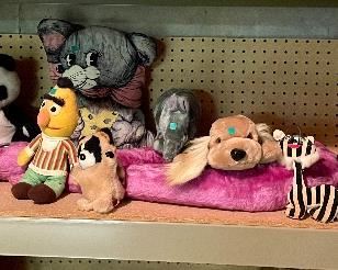 Great collection of vintage stuffed animals!  