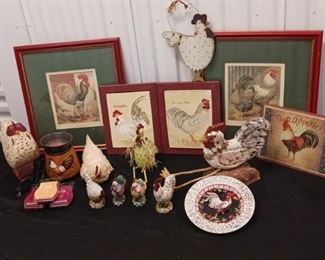 Assorted Chickens and Roosters