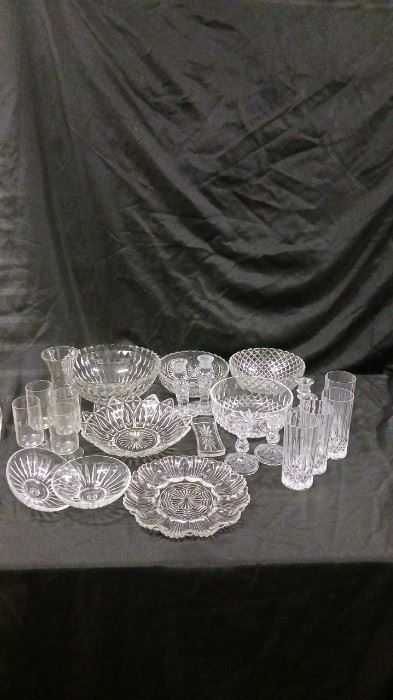 Assorted Cut Glass