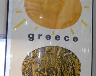 Vintage Greece travel poster