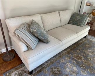 BERNHARDT Sofa with Stud Trim