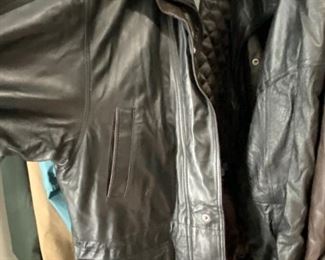 Men's and Women's Coats including a Large selection of leather coats and brand names like, Reed, Billicoat, R&R Casuals &  London Fog
