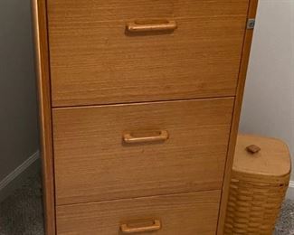 Wood 3- Drawer Filling Cabinet