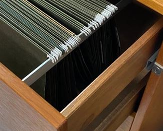 Wood 3- Drawer Filling Cabinet