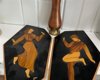 Wood Inlay Art Plaques - Handmade In Israel