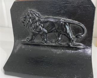 1920' Cast B&H Bradley & Hubbard Lion Bookend