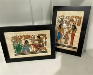 Hand Painted Egyptian Papyrus 