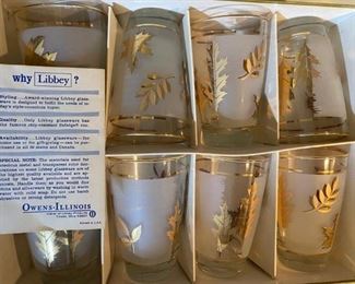 Mid-Century LIBBEY Glass Set, with original box