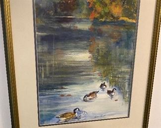 Original Watercolor by Barbara Farrell