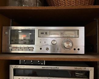 Vintage Akai Stereo Cassette Deck - WORKS GREAT!