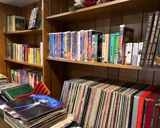 Record Albums, CDs, VHS, Antique Books!