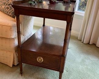 Front View of Baker Side Table