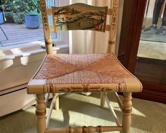 Hitchcock Limited Edition Christmas Chair, 1983, #18/500