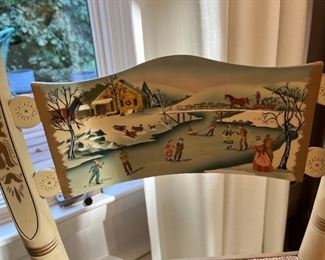 Hitchcock Limited Edition Christmas Chair, 1983, #18/500