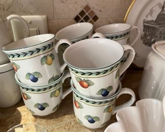 Villeroy & Boch Coffee Cups, Set of 8