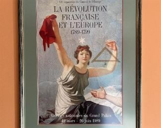 "La Revolution Francaise Et L'Europe" poster