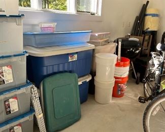 Coolers, buckets, bins