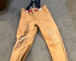 Carhartt Work Pants with Suspenders
