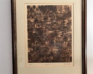 Limited Ed. "Suburbia" by John Culik, Signed and Numbered