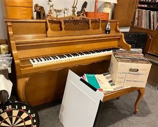 Yamaha Piano and Bench