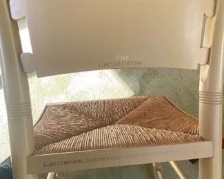 Hitchcock Limited Edition Christmas Chair, 1983, #18/500