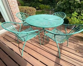 Iron Outdoor Dining Set
