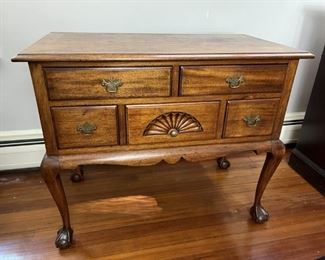 Antique Five Drawer Chippendale Style Cherry Lowboy, Purchased For $450 