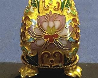 Ornate CloisonnA Egg