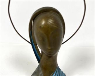 Lot 26 Hagenauer Mary Madonna bronze figure made in Austria