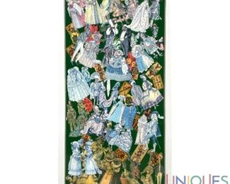 Lot 78 Elaborate Print depicting Collage of Anthropomorphic Figures.