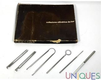 Lot 144 CINI and NILS Italian bar tools in original box.