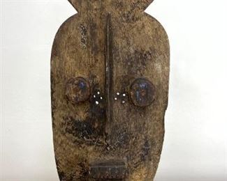 Lot 300 African tribal mask on custom stand.