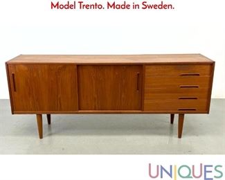 Lot 362 NILS JONSSON Teak Credenza. TROEDS. Model Trento. Made in Sweden.