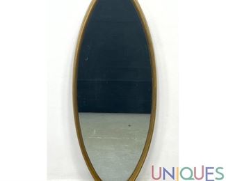 Lot 385 Gilt Frame Oval mirror LaBarge style. Unsigned