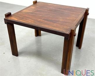 Lot 423 Brazilian Rosewood Side Table