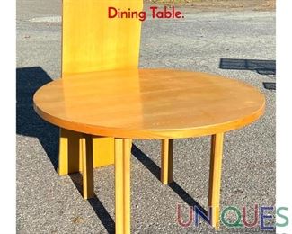 Lot 581 ALVAR AALTO Hlegged Extension Dining Table.