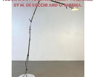 Lot 882 ARTEMIDE Italian Cantilever Floor Lamp. TOLOMEO Terra . Designed by M. De Lucchi and G. FASSINA.