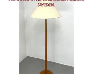 Lot 943 KOVACS Scandinavian Teak Pole Floor Lamp. Kovacs label. Marked Sweden. 