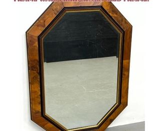 Lot 1019 Windsor Art Decorative Inlaid Frame Wall Mirror. Beveled frame. 