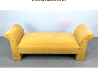 Lot 1101 Fully Upholstered Rolled end Bench Seating. 