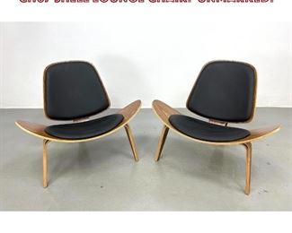 Lot 1130 Contemporary HANS WEGNER CH07 Shell Lounge Chair. Unmarked. 