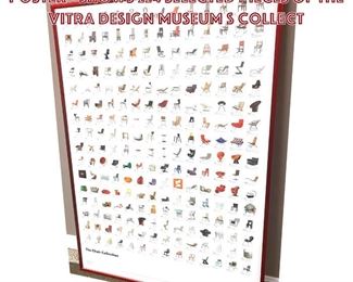 Lot 1131 Vitra The Chair Collection Poster  shows 224 selected pieces of the Vitra Design Museum s collect